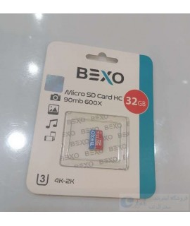مموری کارت 32 گیگ پک دار برند bexo - سرعت 90 micro sd کارت حافظه